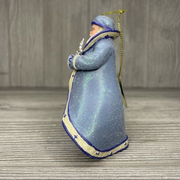 Ashton drake old world Santas Thomas Kinkade starry winter night Santa ornament - Picture 2 of 6